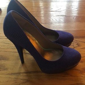 Rachel Roy blue stilettos